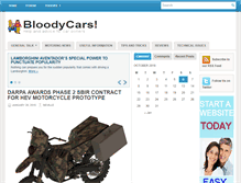 Tablet Screenshot of bloodycars.com